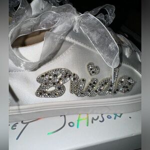 Bride Sneakers by Betsy Johnson x David’s Bridal exclusive